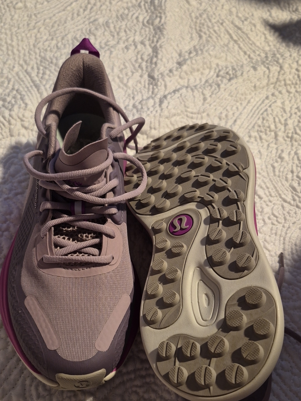 Women's Lavender Athletic Sneakers - Lightweight Comfort LULULEMOM